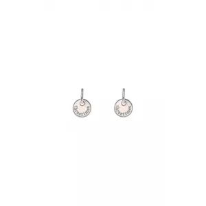 쓰리타임즈 코인 이어링 pink coin earrings